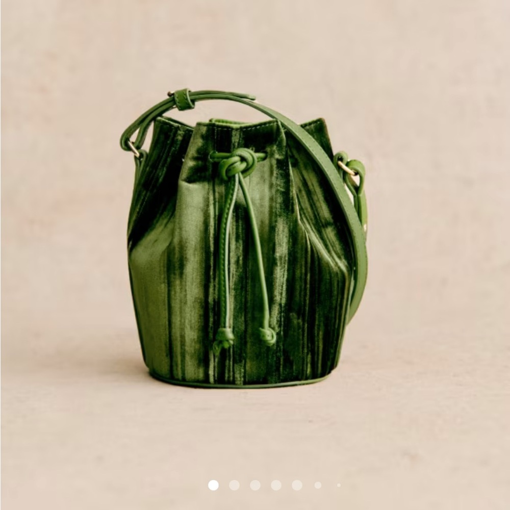Sezane Farrow Micro Bag-NWT-Green